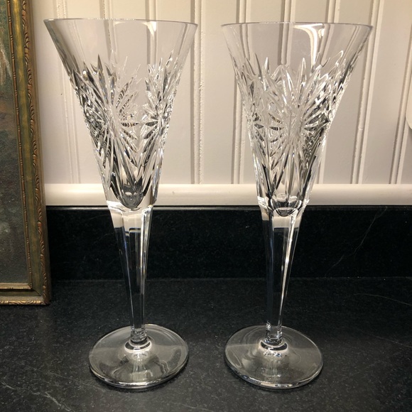 Waterford Other - Pair of Waterford crystal toasting flutes
